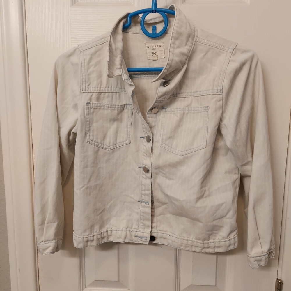 Hayden girls light denim jacket